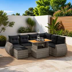 Practical 8-Piece Garden Sofa Set for Your Home