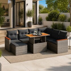 Practical 8-Piece Outdoor Sofa Set for Every Backyard