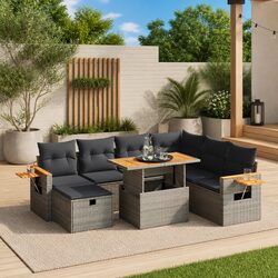 Versatile 8-Piece Garden Sofa Set for Any Outdoor Area