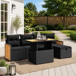 Perfect 6 Piece Garden Sofa Set for Your Outdoor Needs