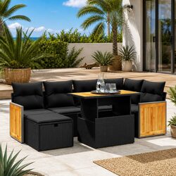 Practical 7 Piece Garden Sofa Set for Your Outdoor Space