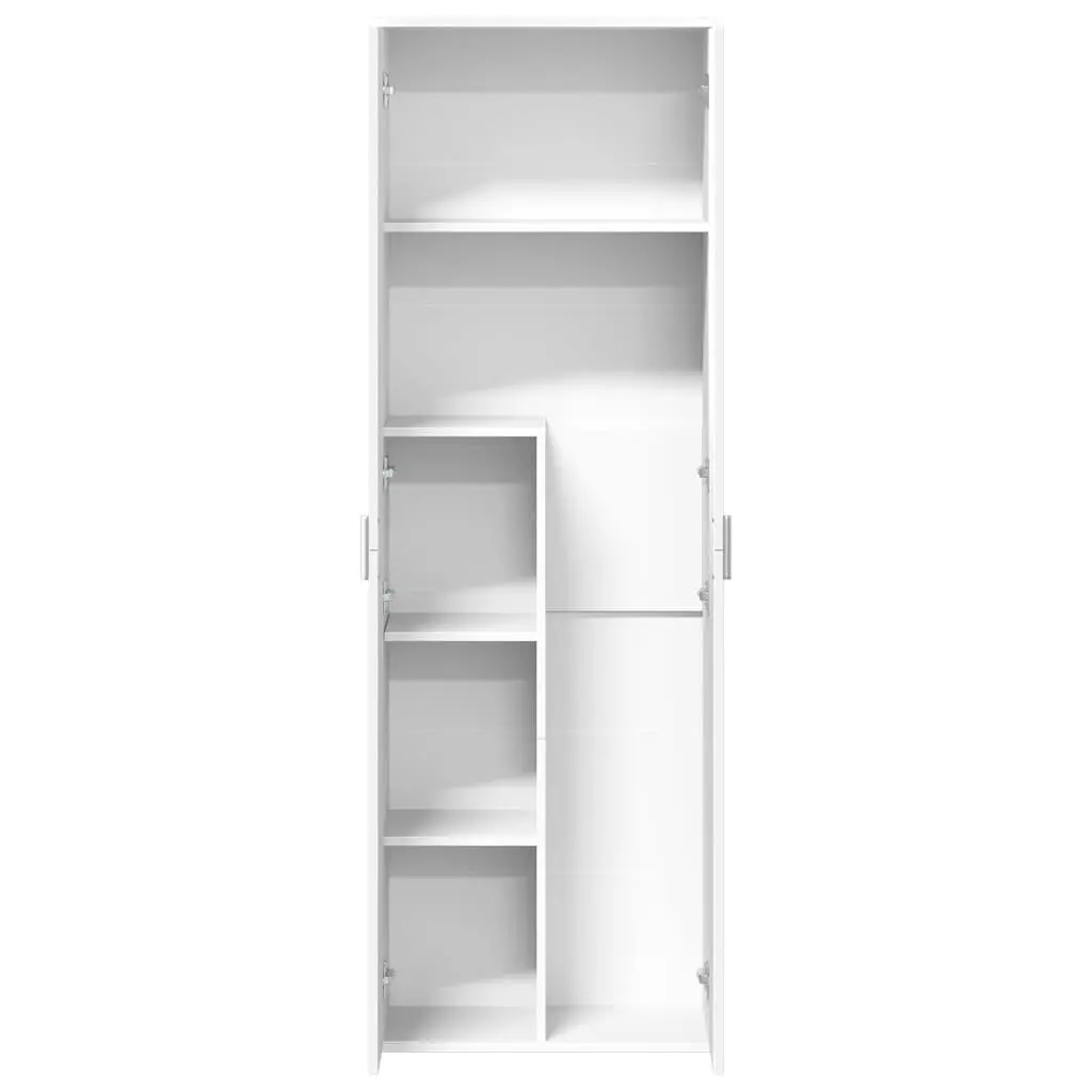 Highboard Storage Cabinet White 60x35x180 cm Engineered Wood Living Room
