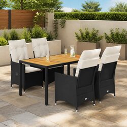Practical 5 Piece Garden Dining Set for Outdoor Living