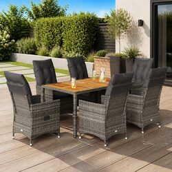 Functional 7 Piece Outdoor Dining Set for Any Occasion