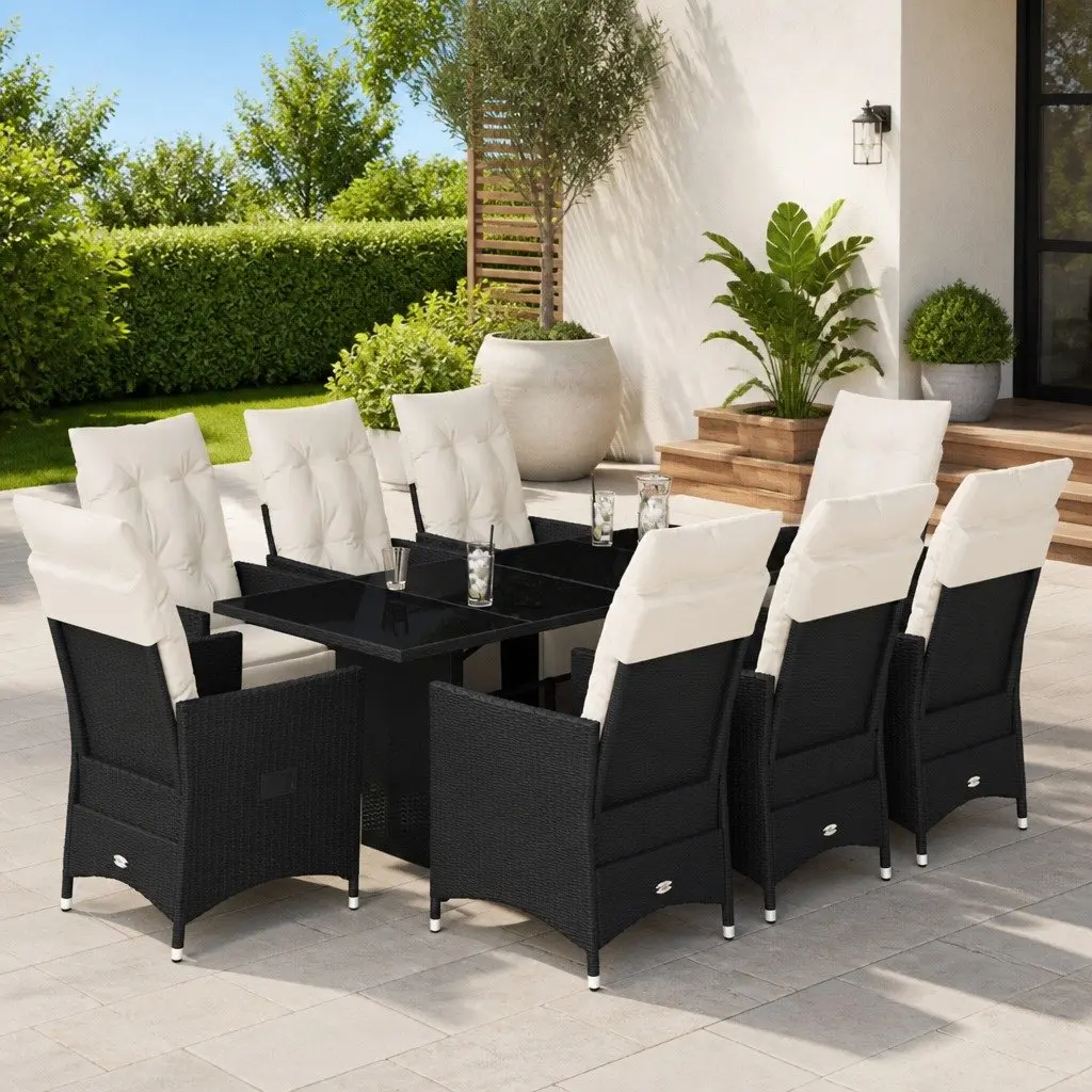 9-Piece Garden Dining Set for Gatherings