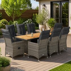 9 Piece Outdoor Bistro Set: Practical and Stylish
