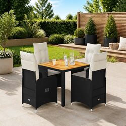 Functional 5-Piece Bistro Set for Outdoor Enjoyment