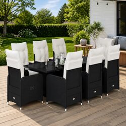 Practical 9-Piece Garden Bistro Set for Your Patio