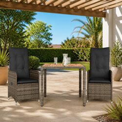 Ideal 3 Piece Bistro Set for Gardens and Balconies