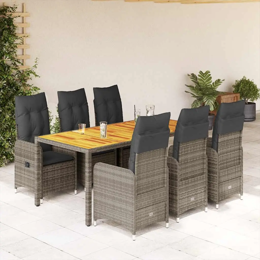 7 Piece Bistro Set for Garden and Patio Use