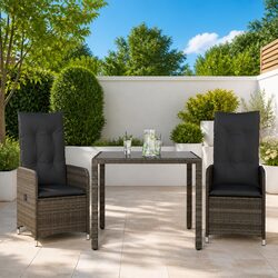 Functional 3-Piece Bistro Set for Outdoor Spaces