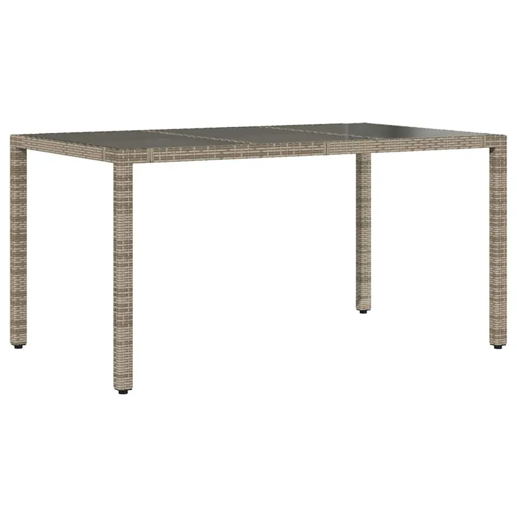 5 Piece Outdoor Bistro Set Poly Rattan Grey Garden Furniture with Cushions