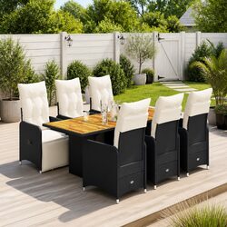 Versatile 7-Piece Bistro Set for Outdoor Gatherings