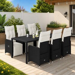 Practical 7 Piece Bistro Set for Your Outdoor Area