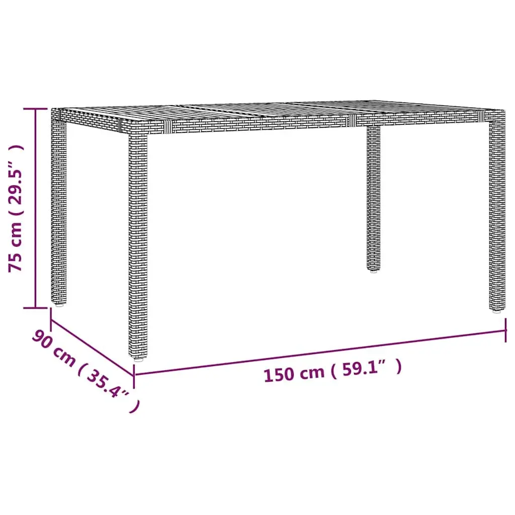 7 Piece Outdoor Bistro Set with Cushions