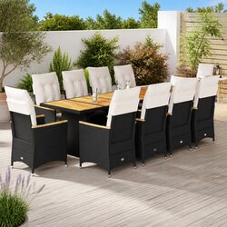 Practical 11-Piece Outdoor Bistro Set for Any Space