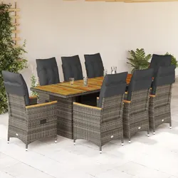 9 Piece Bistro Set for Your Garden or Balcony