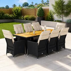 Perfect for Outdoor Gatherings: 9 Piece Bistro Set