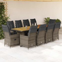 Practical 11-Piece Bistro Set for Any Outdoor Space