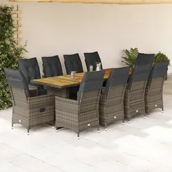 Practical 11-Piece Bistro Set for Any Outdoor Space