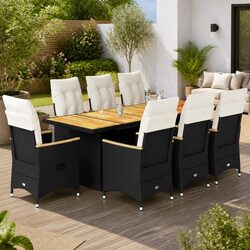 Practical 9-Piece Garden Bistro Set for Any Outdoor Space