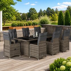Perfect 9 Piece Garden Bistro Set for Relaxation