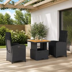 Versatile 3-Piece Garden Dining Set for Any Outdoor Area