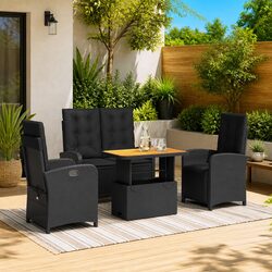 Practical 4 Piece Outdoor Dining Set for Any Setting