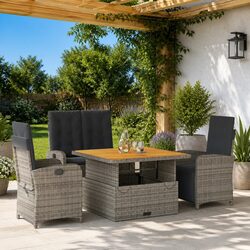 Practical 4-Piece Outdoor Dining Set for Any Patio