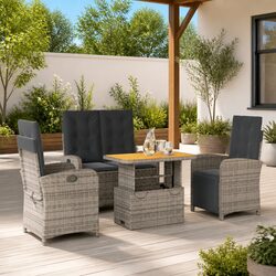 Versatile 4 Piece Garden Dining Set for Relaxation