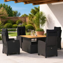 Versatile 5 Piece Garden Dining Set for Any Outdoor Space