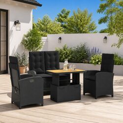 Versatile 4 Piece Outdoor Dining Set for Any Garden or Patio