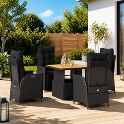 Functional 5 Piece Outdoor Dining Set for Your Space