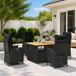 Practical 5 Piece Outdoor Dining Set for Gatherings