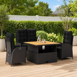 Practical Outdoor Dining Set for Backyard Relaxation