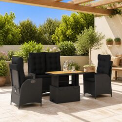 Versatile 4-Piece Outdoor Dining Set for Any Gathering