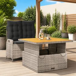 Versatile 2-Piece Garden Set for Dining and Relaxation