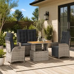 Practical Uses for the 4-Piece Adjustable Garden Dining Set