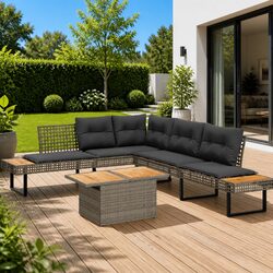 Ideal Garden Sofa Set for Outdoor Gatherings - 2 Pieces