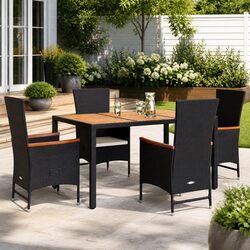 Practical 5 Piece Garden Dining Set for Your Space