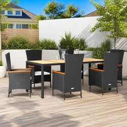 Practical 7 Piece Outdoor Dining Set for Any Setting