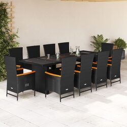 Practical 11-Piece Dining Set for Any Outdoor Gathering