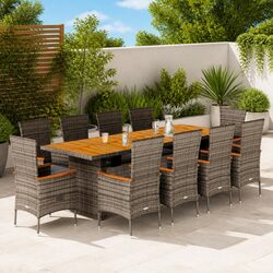 Perfect for Your Outdoor Gatherings: 11-Piece Dining Set