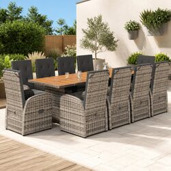 Perfect for Outdoor Gatherings: 11-Piece Dining Set