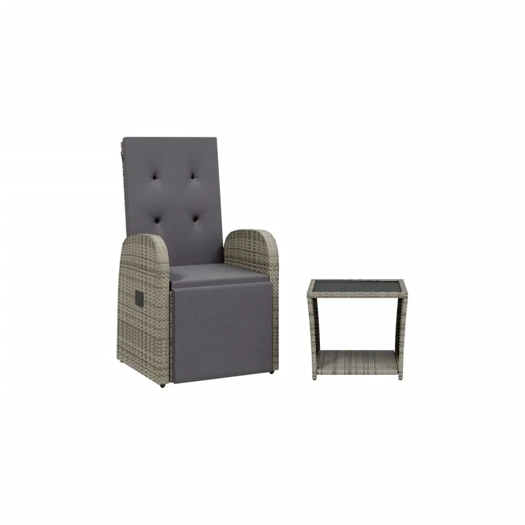 2-Piece Grey Garden Set for Outdoor Enjoyment