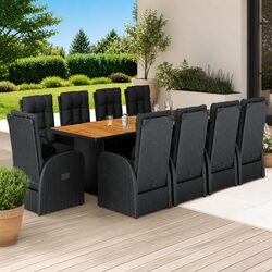 Versatile 11 Piece Garden Dining Set for Any Occasion