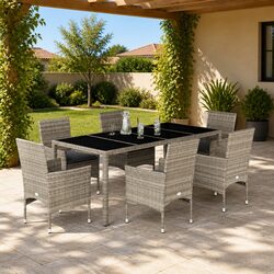 Ideal 7-Piece Dining Set for Your Patio or Garden
