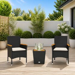 3 Piece Bistro Set for Garden and Patio Use