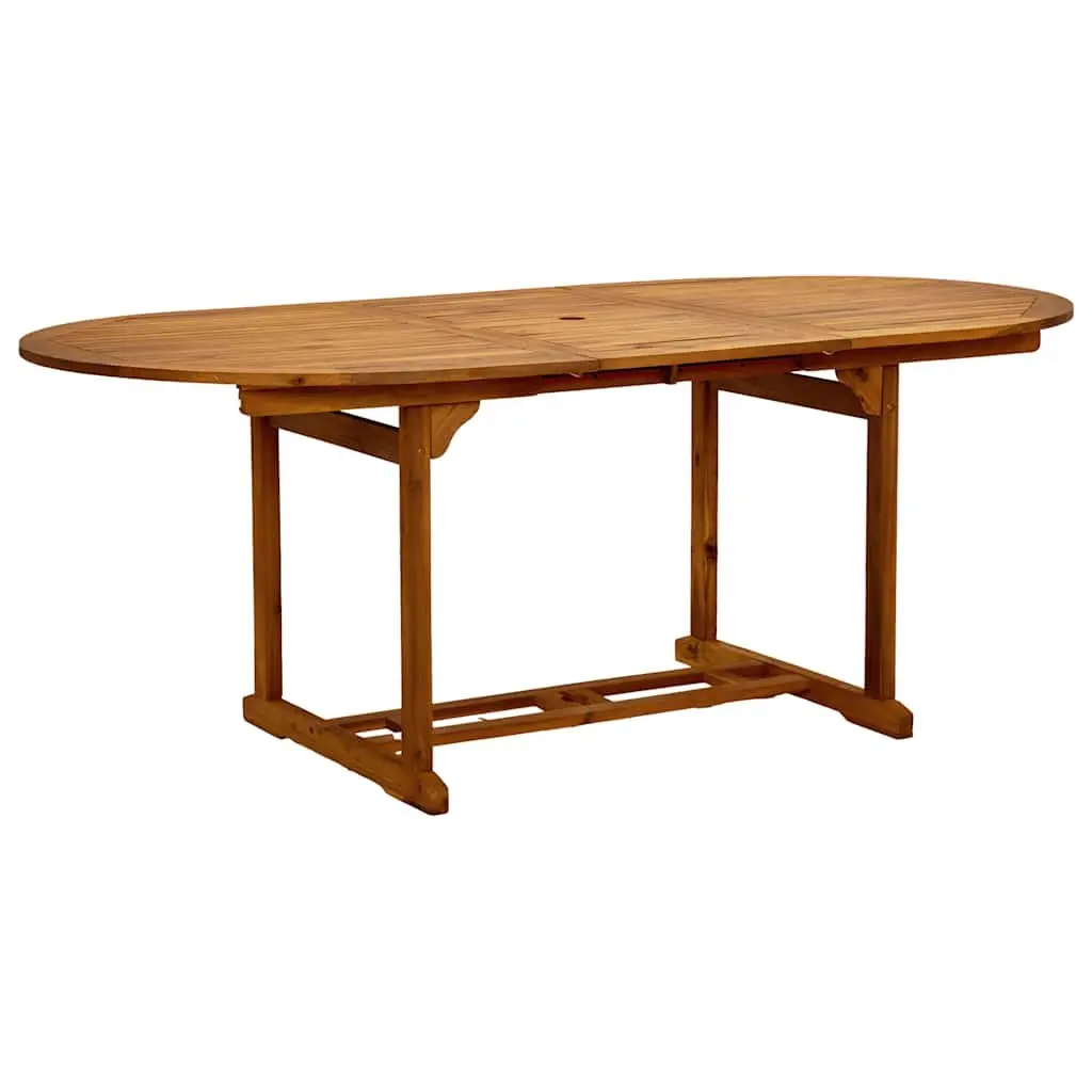 5 Piece Garden Dining Set Outdoor Furniture Acacia Wood Textilene Chairs Table
