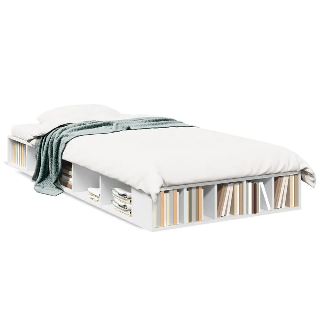 White Bed Frame 90x190 cm for Any Bedroom
